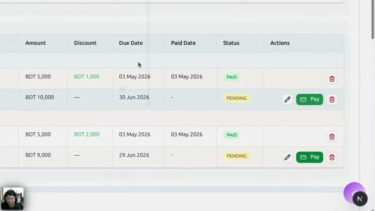 Payment Management in Course37