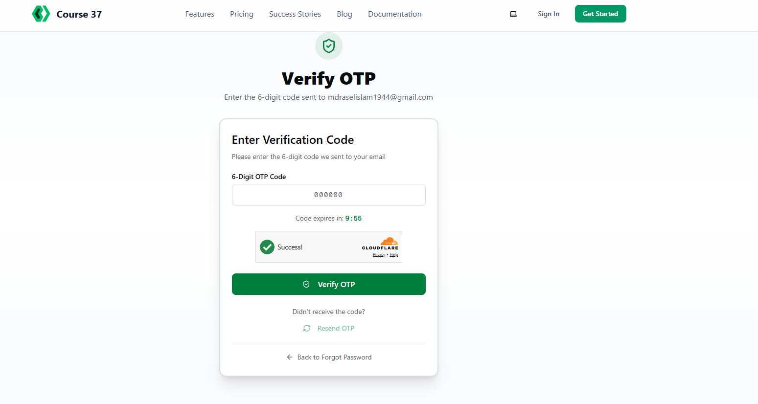 Verify OTP